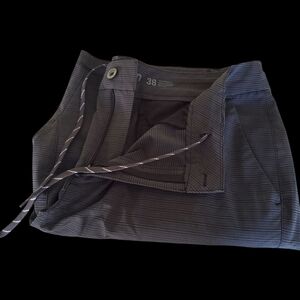 Gray Striped Men's Shorts
